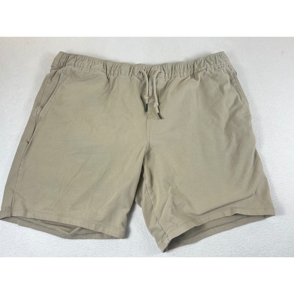 George Pull On Shorts Mens 2XL Tan Cream Casual‎ Comfort Stretch Gorpcore